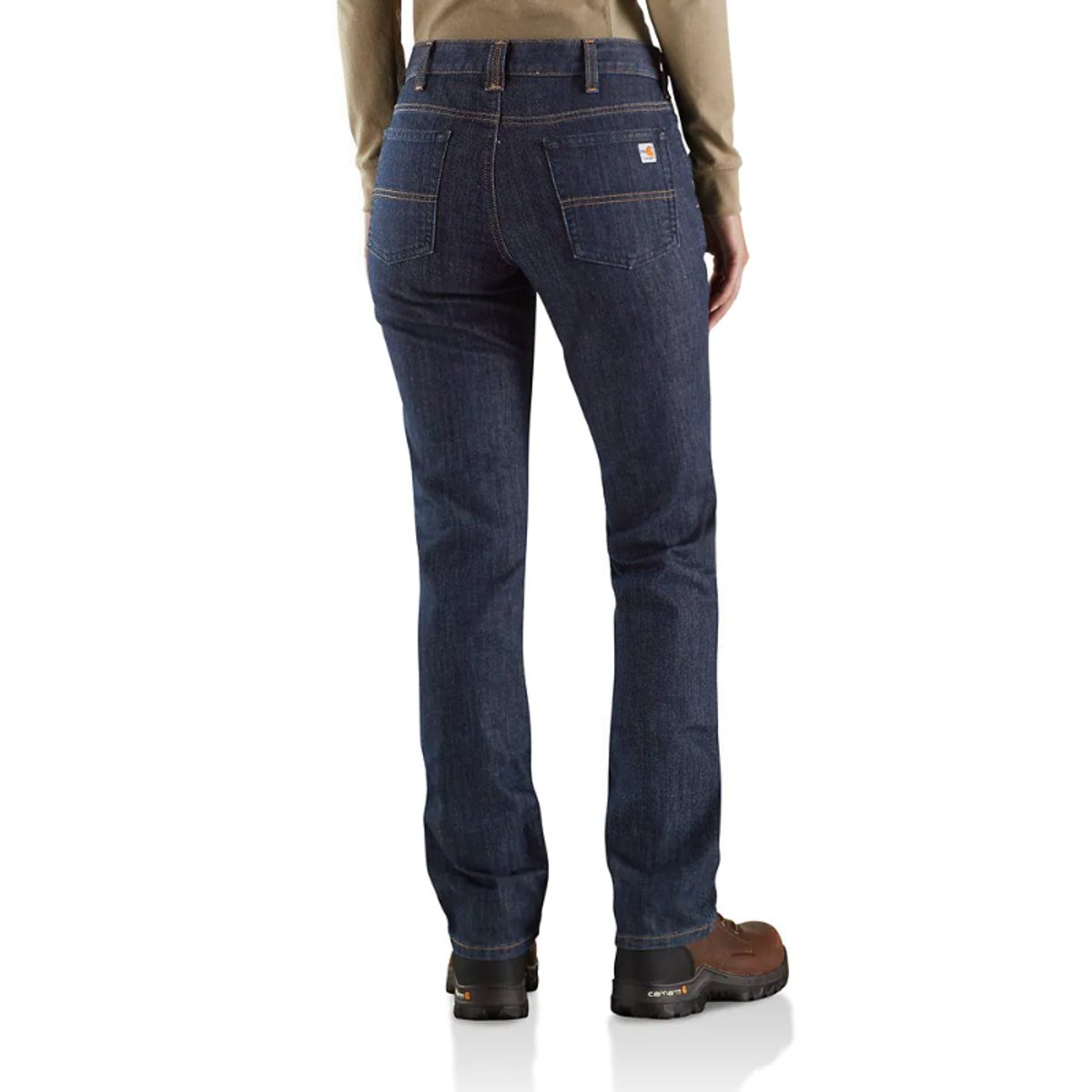Carhartt Women's FR Rugged Flex Jeans in Premium Dark